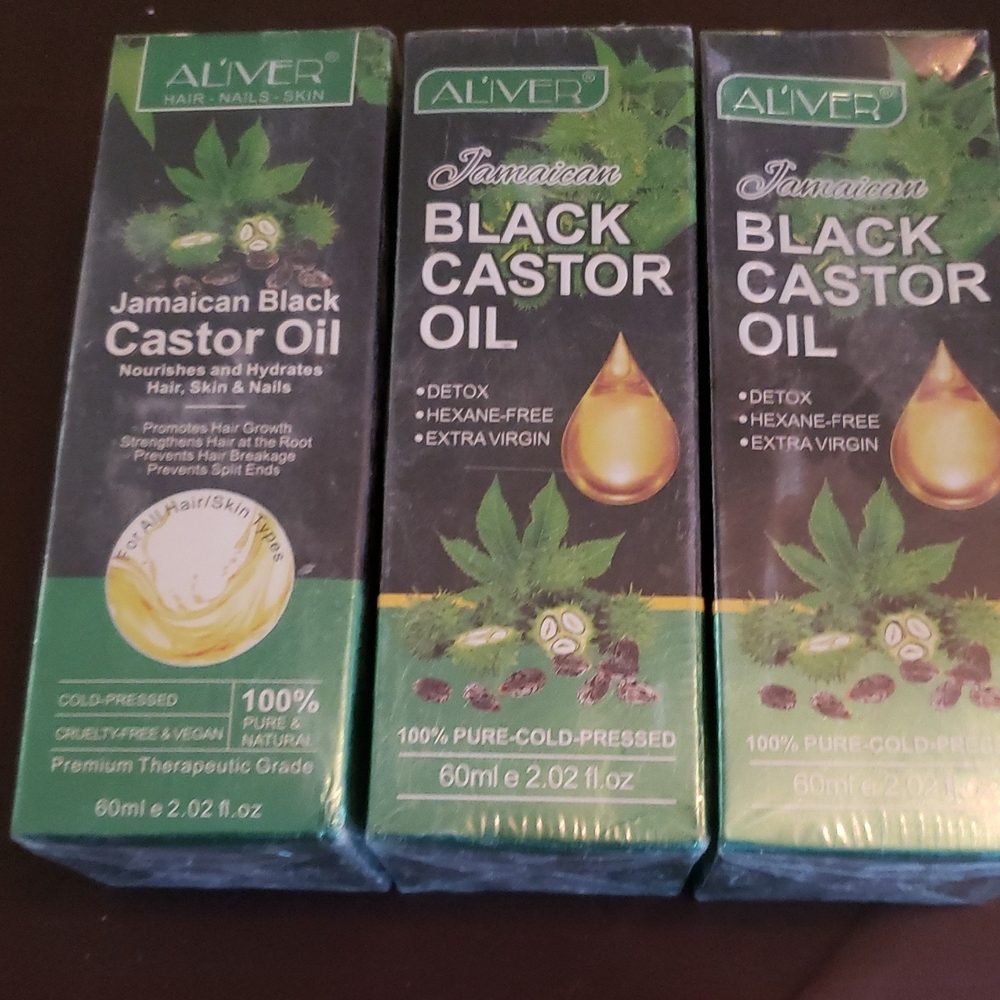 AL'IVER Jamaican Black Castor Oil Set